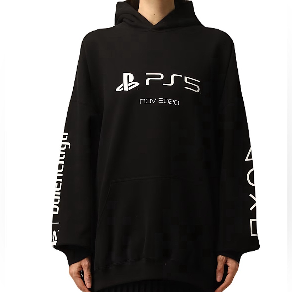 Balenciaga x PlayStation Oversize Cotton Hoodie